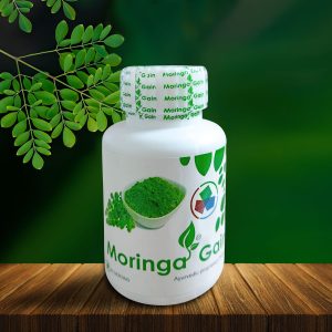 Moringa Gain – প্রাকৃতিক হার্বাল সাপ্লিমেন্ট, সজনেপাতা থেকে তৈরি পুষ্টিকর ট্যাবলেট (120 tablets bottle)