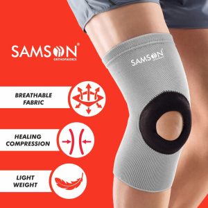 Samson open patella knee cap with gel pad for sports and knee support