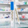 TOSHIBA Clinical Thermometer with clear temperature scale for accurate body temperature measurement